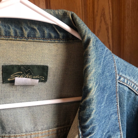Embroidered Sahara Golf Denim Jacket - Picture 4 of 5